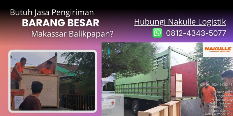 pengiriman barang besar dari Makassar ke Balikpapan