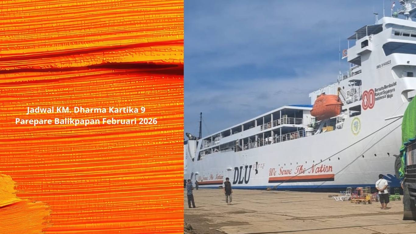 Jadwal Kapal Ferry Pare Pare Balikpapan Februari 2026