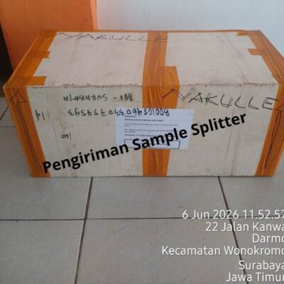 Pengiriman Sample Splitter surabaya makassar tahun 2026